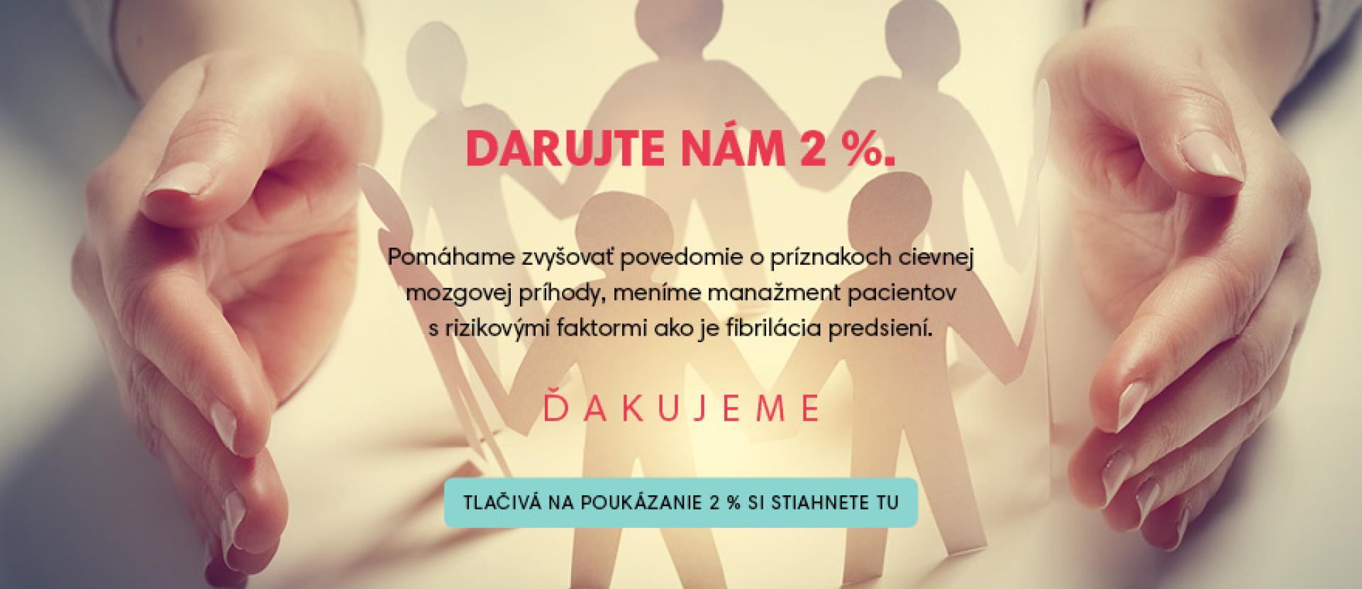 Darujte nám 2 %.